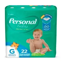 FRALDA PERSONAL BABY TAMANHO G 22 UNIDADES
