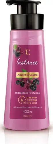 HIDRATANTE CORPORAL EUDORA INSTANCE AMORA SILVESTRE 400ML