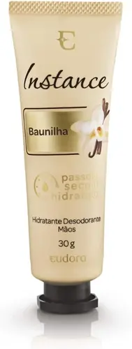 CREME PARA MAOS EUDORA INSTANCE BAUNILHA 30GR