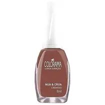 ESMALTE COLORAMA CREMOSO NUA E CRUA NUDE 8ML
