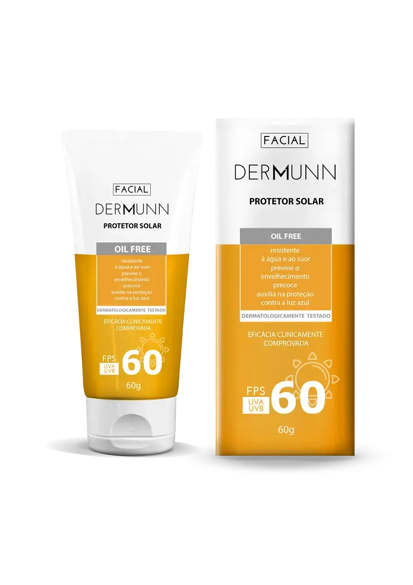 PROTETOR SOLAR DERMUNN FACIAL FPS60 60GR