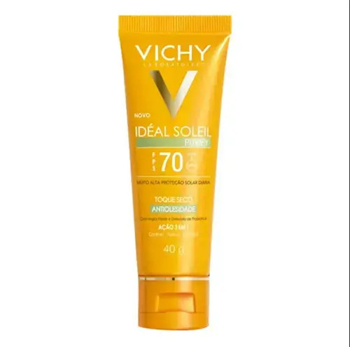 PROTETOR SOLAR VICHY IDEAL SOLEIL PURIFY 3EM1 FPS70 40GR