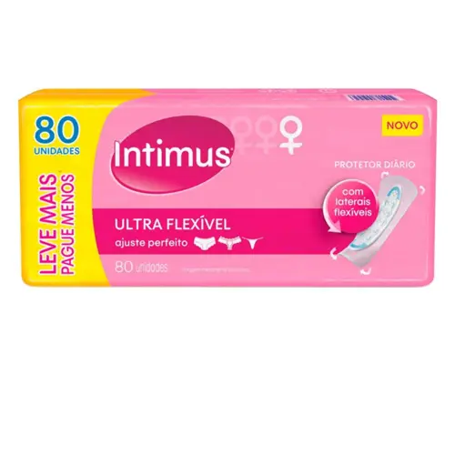 PROTETOR DIARIO INTIMUS DAYS ULTRA FLEXIVEL 80 UNIDADES