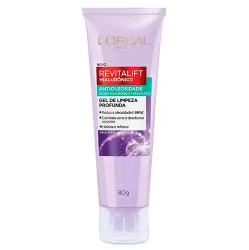 GEL DE LIMPEZA REVITALIFT HIALURONICO ANTIOLEOSIDADE LOREAL 80GR