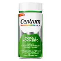 CENTRUM POLIVITAMINICO FORCA E MOVIMENTO 30 CAPSULAS