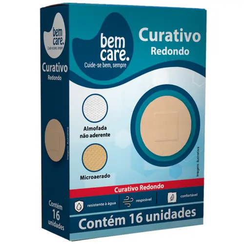 CURATIVO BEM CARE REDONDO 16 UNIDADES