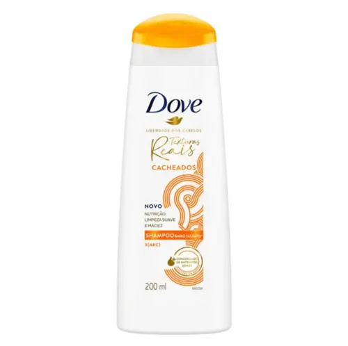 SHAMPOO DOVE TEXTURAS REAIS CACHEADO 200ML