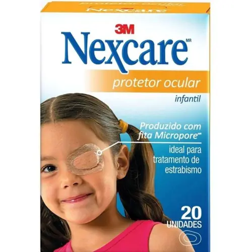 PROTETOR OCULAR 3M NEXCARE INFANTIL 20 UNIDADES