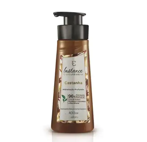 HIDRATANTE CORPORAL EUDORA INSTANCE CASTANHA 400ML