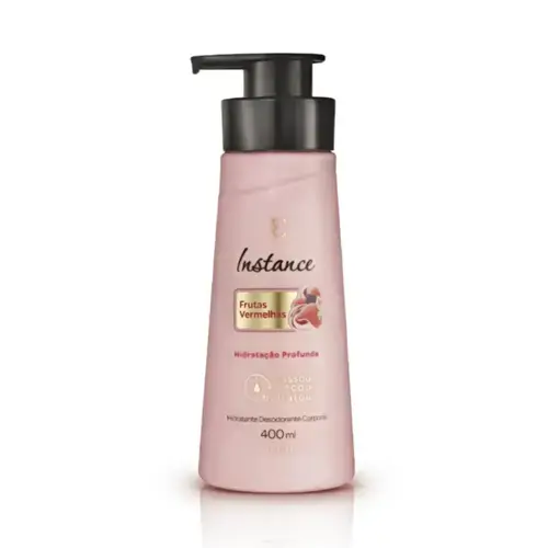 HIDRATANTE CORPORAL EUDORA INSTANCE FRUTAS VERMELHAS 400ML