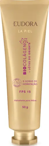 CREME PARA MAOS EUDORA LA PIEL LOTUS DO ORIENTE FPS15 50GR