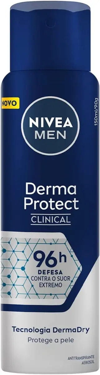 DESODORANTE NIVEA MEN DERMA PROTECT CLINICAL AEROSSOL 150ML