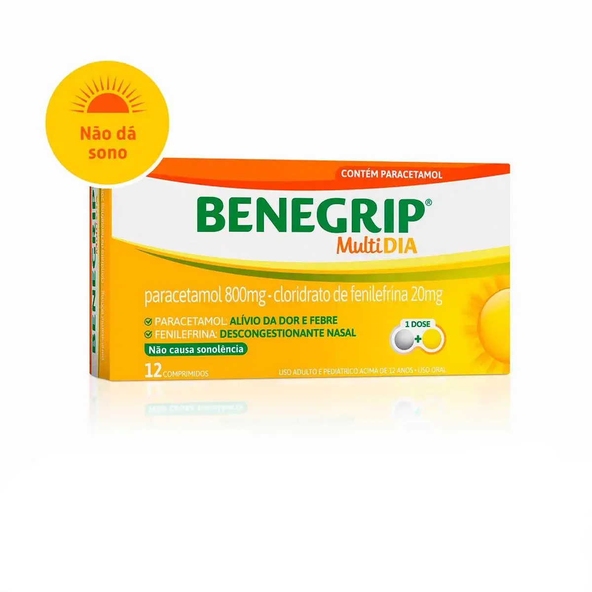 BENEGRIP MULTI DIA 12 COMPRIMIDOS PARACETAMOL + FENILEFRINA