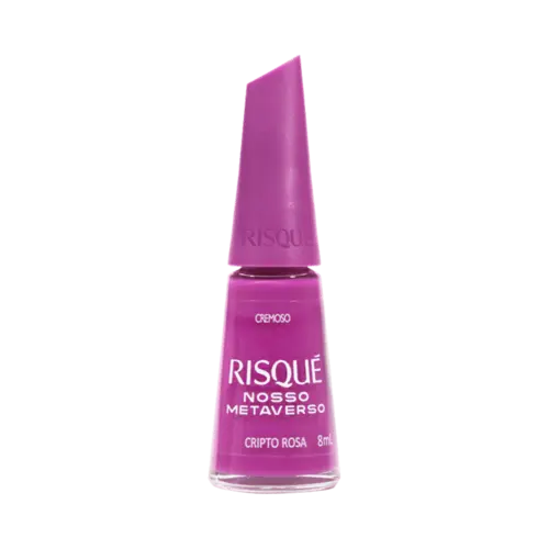 ESMALTE RISQUE CREMOSO CRIPTO ROSA 8ML