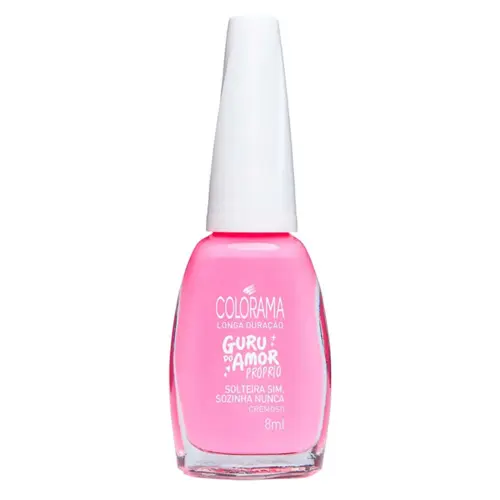 ESMALTE COLORAMA GURU DO AMOR PROPRIO SOLTEIRA SIM, SOZINHA NUNCA 8ML