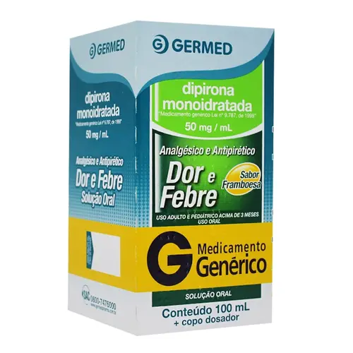 DIPIRONA 50MG 100ML GENERICO GERMED