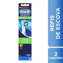 REFIL ESCOVA DENTAL ORAL-B ELETRICA PRECISION CLEAN 2 UNIDADES