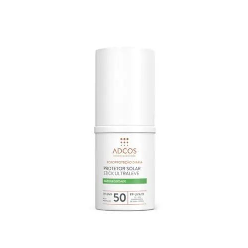 PROTETOR SOLAR ADCOS STICK ULTRA LEVE INCOLOR FPS50 15GR
