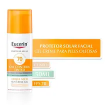 PROTETOR SOLAR EUCERIN PIGMENT CONTROL TINTED COR CLARO FPS70 50GR