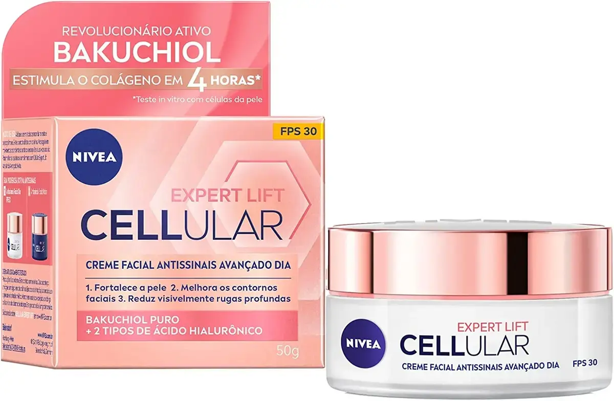 CREME NIVEA CELLULAR ANTISSINAIS EXPERT LIFT AVANCADO DIA FPS30 50GR