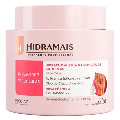 CREME HIDRAMAIS AMOLECEDOR DE CUTICULAS 220GR