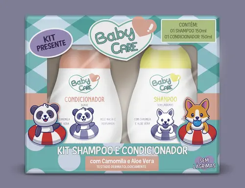 KIT BABY CARE SHAMPOO 150ML + CONDICIONADOR 150ML