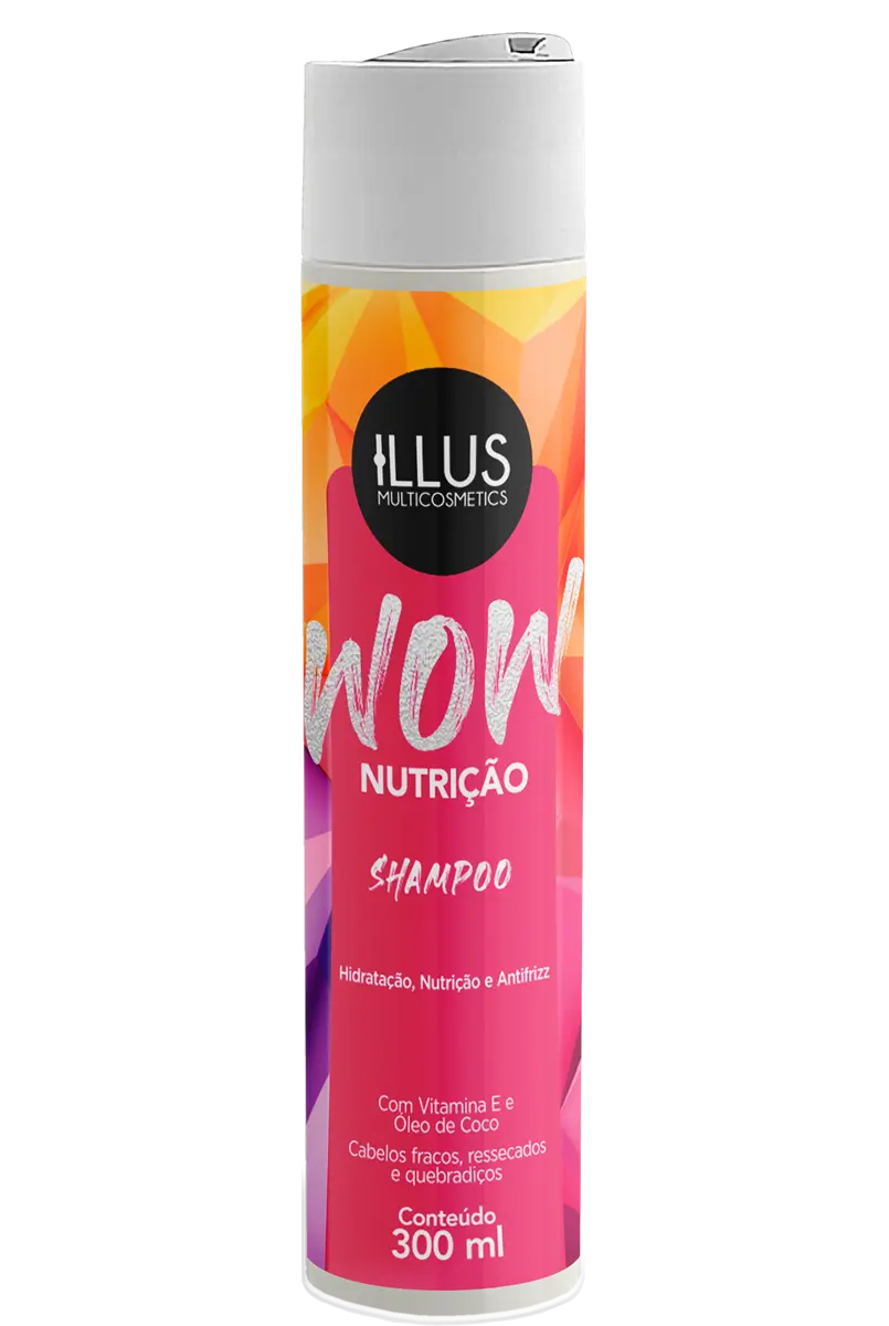 SHAMPOO ILLUS WOW NUTRICAO 300ML