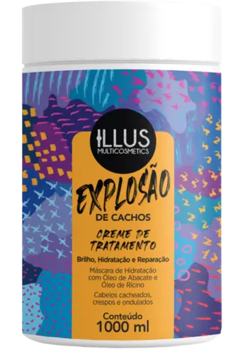 CREME TRATAMENTO ILLUS EXPLOSAO DE CACHOS 1000ML