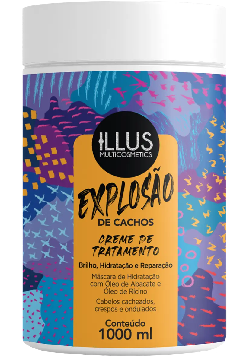CREME TRATAMENTO ILLUS EXPLOSAO DE CACHOS 1000ML