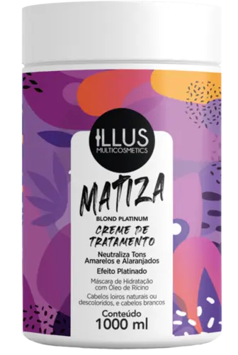 CREME DE TRATAMENTO ILLUS MATIZA BLOND PLATINUM 1000ML