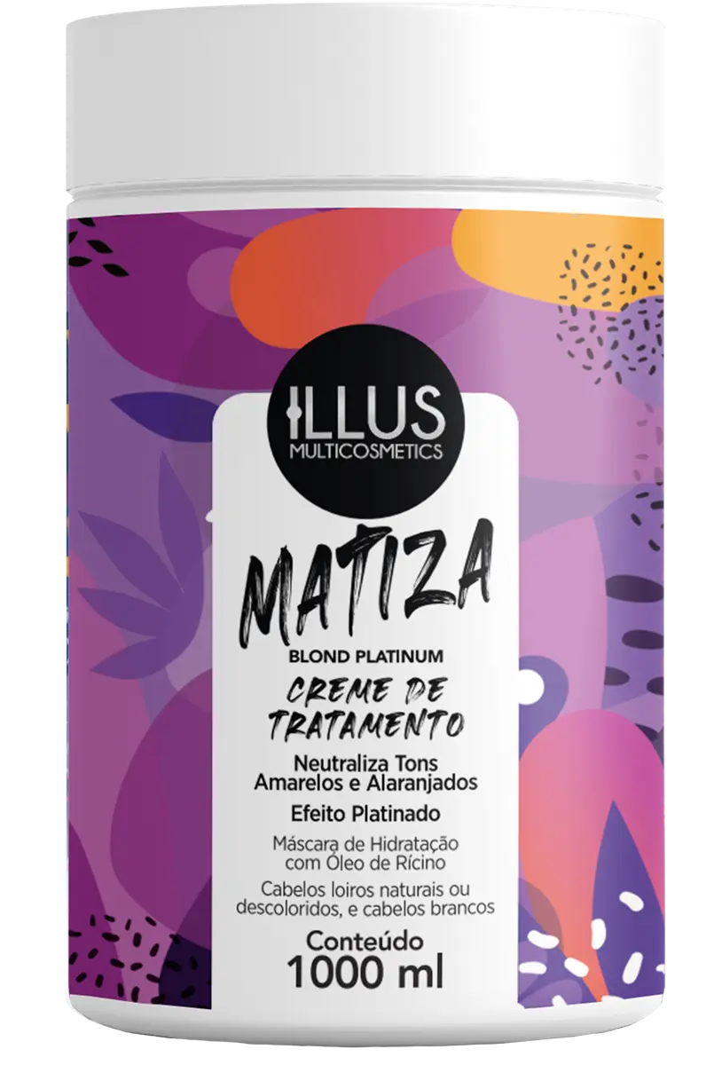 CREME DE TRATAMENTO ILLUS MATIZA BLOND PLATINUM 1000ML