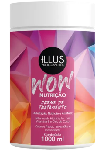 CREME DE TRATAMENTO ILLUS WOW NUTRICAO 1000ML