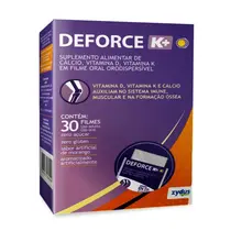 DEFORCE K+ 2.000UI 30 FILMES ORODISPERSIVEIS COLECALCIFEROL