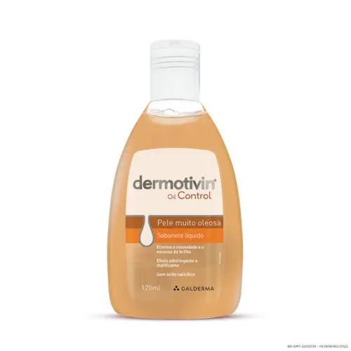 SABONETE LIQUIDO DERMOTIVIN OIL CONTROL 300ML