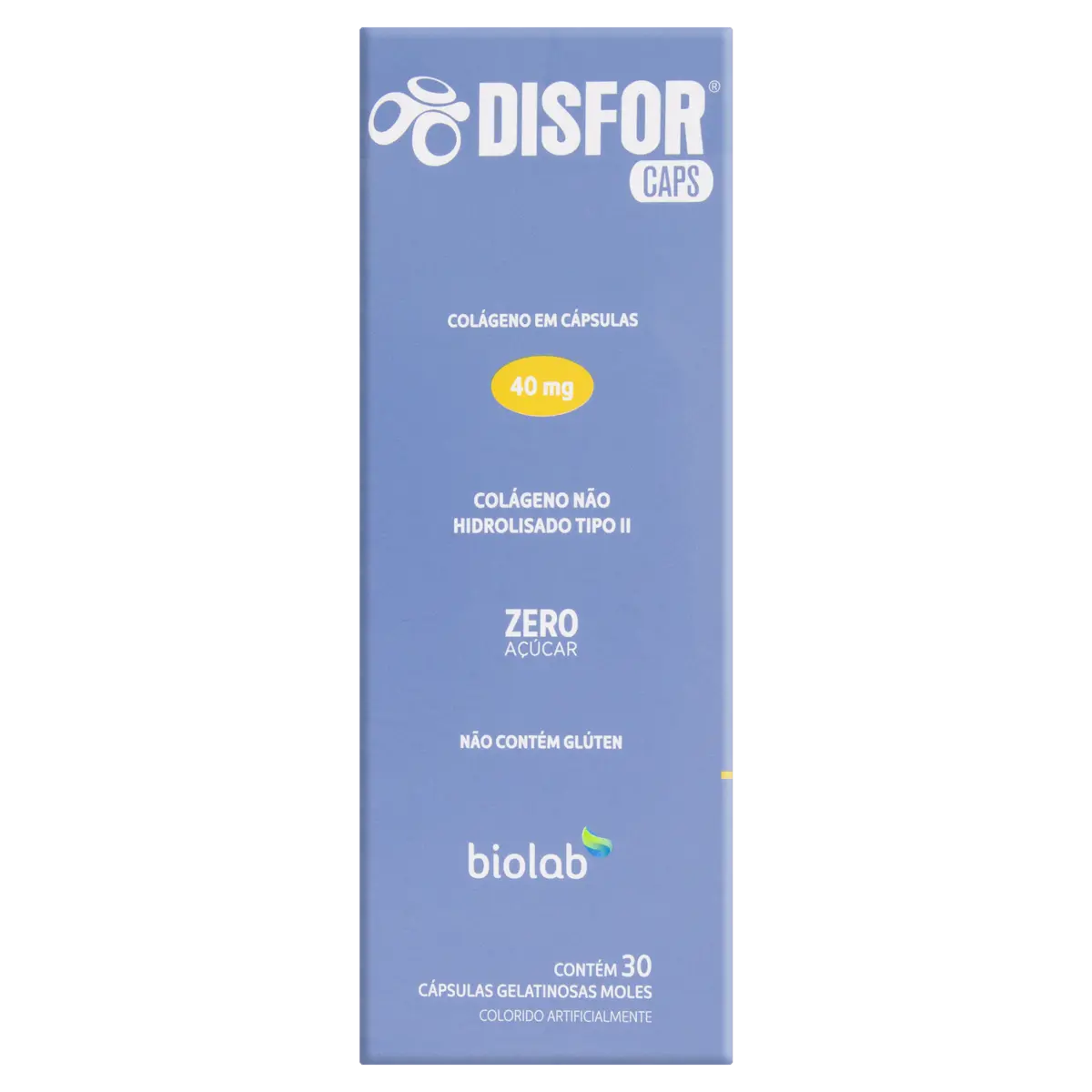 DISFOR CAPS 40MG 60 CAPSULAS COLAGENO