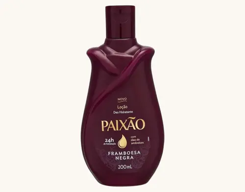 LOCAO HIDRATANTE PAIXAO FRAMBOESA NEGRA 200ML