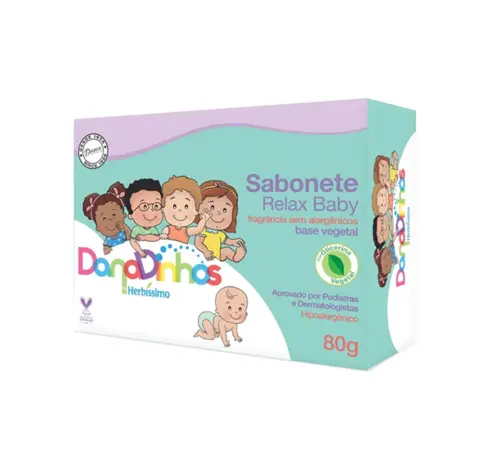 SABONETE DANADINHOS HERBISSIMO RELAX BABY 80GR