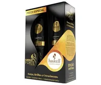 KIT HASKELL PROMOPACK SHAMPOO + CONDICIONADOR + ESMALTE  CAVALO FORTE  500ML