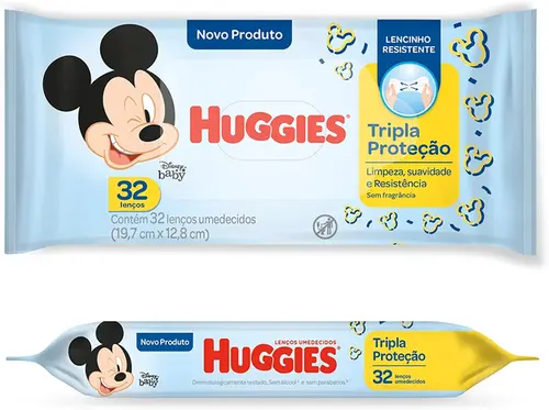 LENCOS UMEDECIDOS HUGGIES TRIPLA PROTECAO UNIDADES