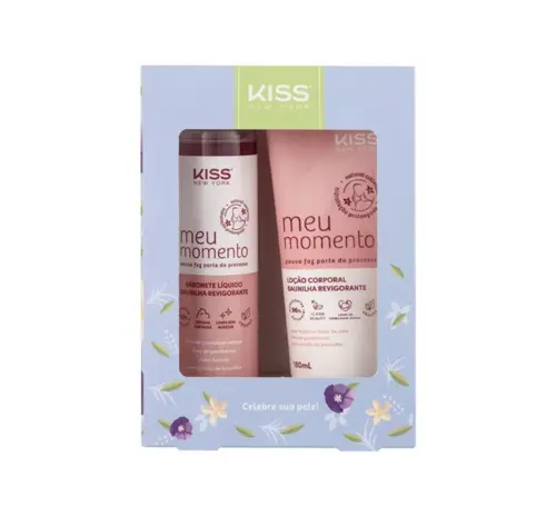 KIT KISS NY SABONETE + HIDRATANTE CORPORAL BAUNILHA