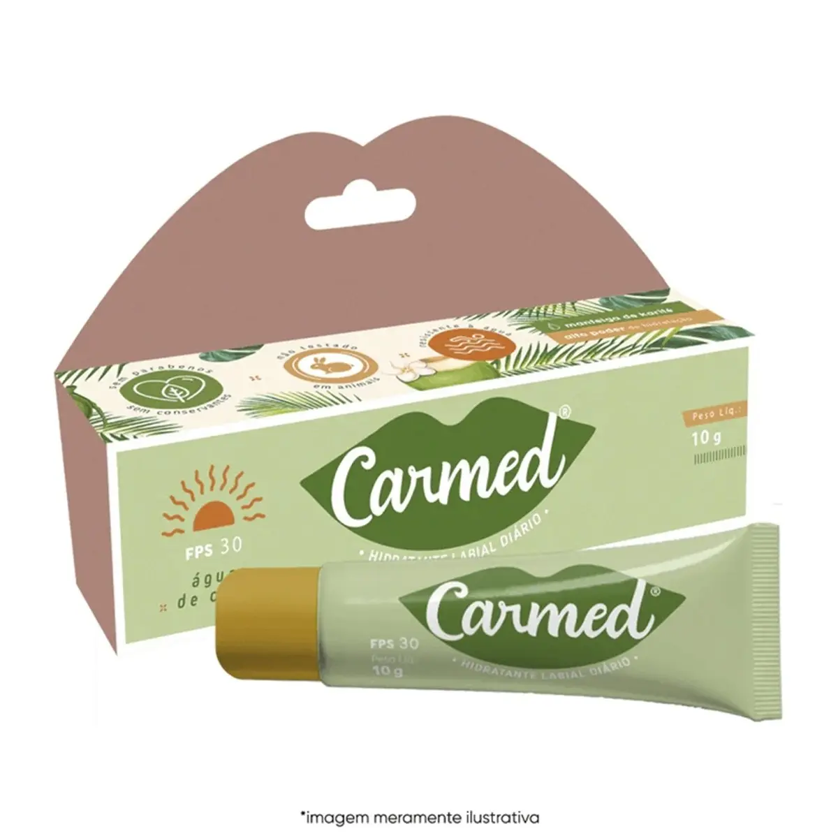 CARMED HIDRATANTE LABIAL FPS30 COCO 10GR