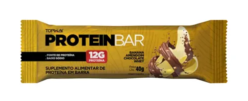 BARRA DE PROTEINA TOPWAY BANANA 40GR