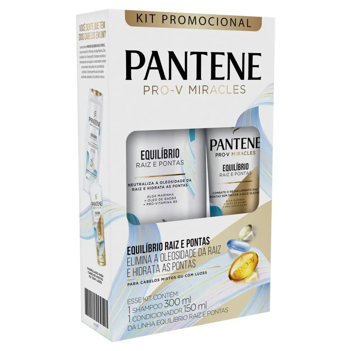 KIT PANTENE EQUILIBRIO SHAMPOO 300ML + CONDICIONADOR 150ML