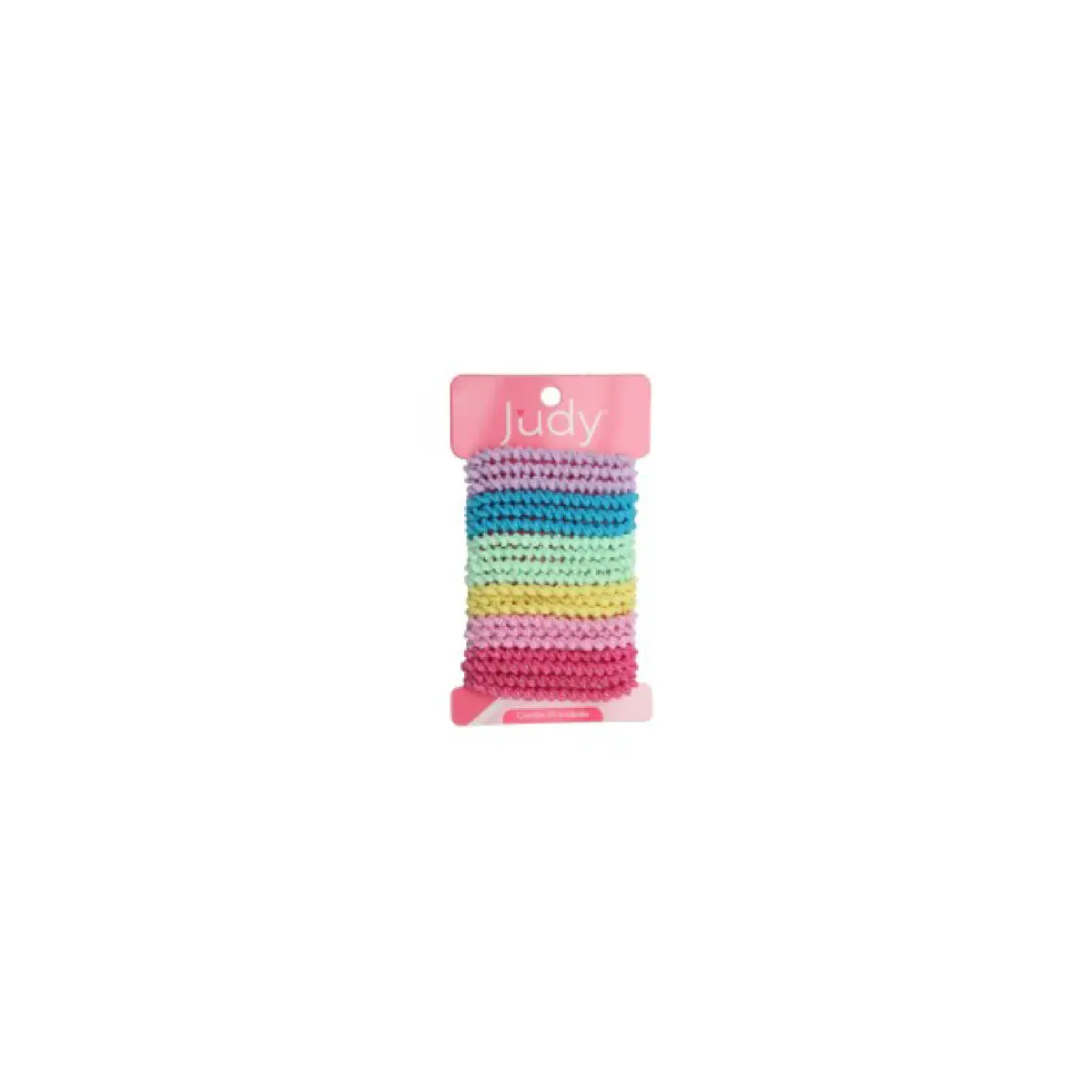 ELASTICO PARA CABELO JUDY COLORIDO 20 UNIDADES (COD:EL-108A)