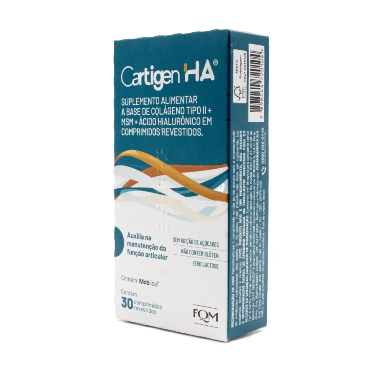 CARTIGEN HA 30 COMPRIMIDOS COLAGENO TIPO II NAO HIDROLISADO