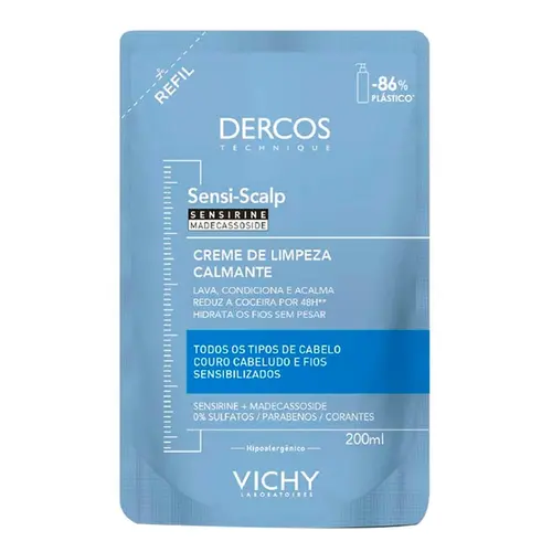 REFIL CREME DE LIMPEZA VICHY DERCOS SENSI-SCALP 300ML