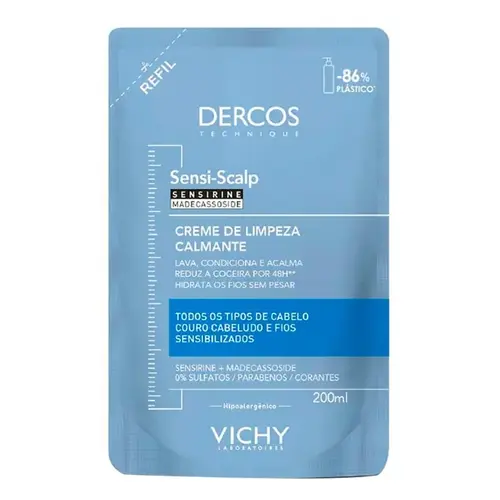 REFIL CREME DE LIMPEZA VICHY DERCOS SENSI-SCALP 300ML