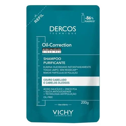 REFIL SHAMPOO VICHY DERCOS PURIFICANTE OIL-CORRECTION 200GR