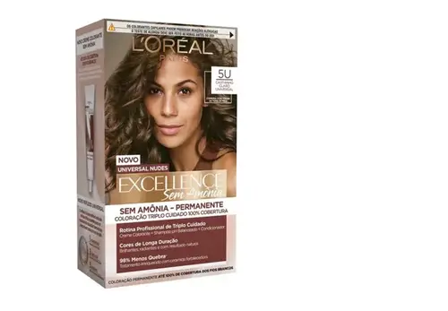 TINTURA IMEDIA EXCELLENCE SEM AMONIA 5U CASTANHO CLARO UNIVERSAL