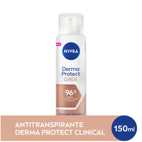 DESODORANTE NIVEA DERMA PROTECT CLINICAL AEROSSOL 150ML
